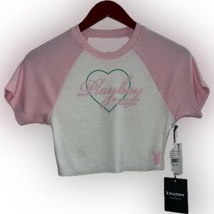 Playboy By PacSun Big Heart Raglan T-Shirt